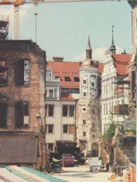 Dresden castle - semi rebuilt