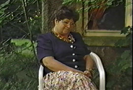 older East German woman